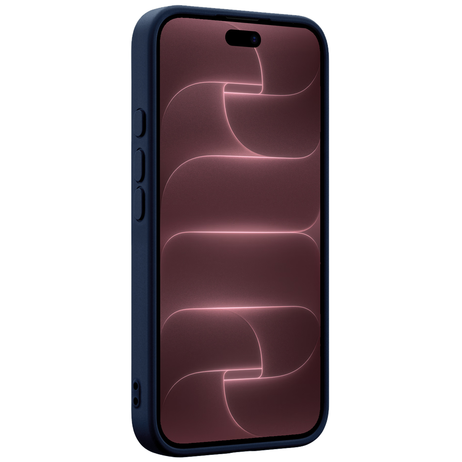 NoXx NoXx iPhone 18 Pro Hoesje Siliconen - Donkerblauw - 2 PACK