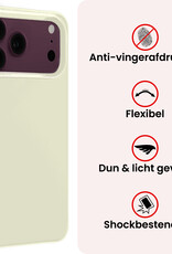 NoXx NoXx iPhone 18 Pro Hoesje Siliconen - Wit - 2 PACK