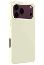 NoXx NoXx iPhone 18 Pro Hoesje Siliconen - Wit - 2 PACK