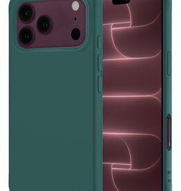 NoXx NoXx iPhone 18 Pro Max Hoesje Siliconen - Donkergroen
