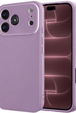 NoXx NoXx iPhone 18 Pro Max Hoesje Siliconen - Lila