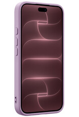 NoXx NoXx iPhone 18 Pro Max Hoesje Siliconen - Lila