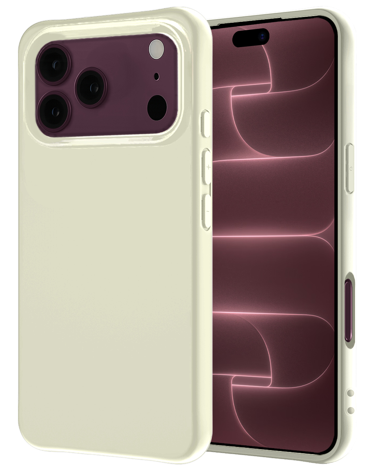 NoXx NoXx iPhone 18 Pro Max Hoesje Siliconen - Wit