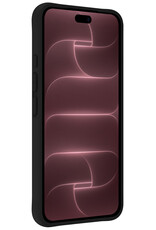 NoXx NoXx iPhone 18 Pro Max Hoesje Siliconen - Zwart