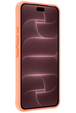 NoXx NoXx iPhone 18 Pro Max Hoesje Siliconen - Perzik - 2 PACK