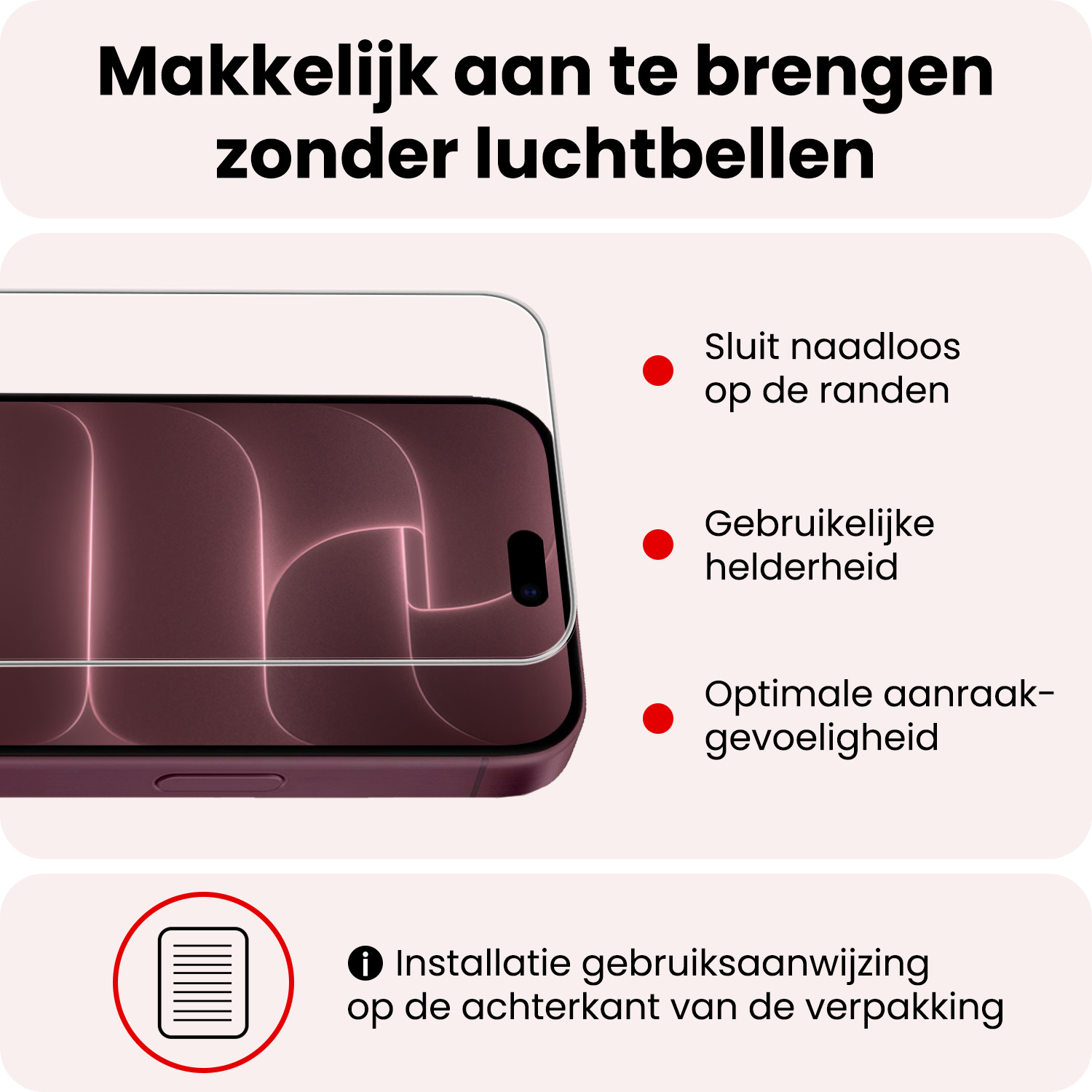 NoXx NoXx iPhone 18 Pro Max Hoesje Siliconen Met 2x Screenprotector Met Dichte Notch - Geel