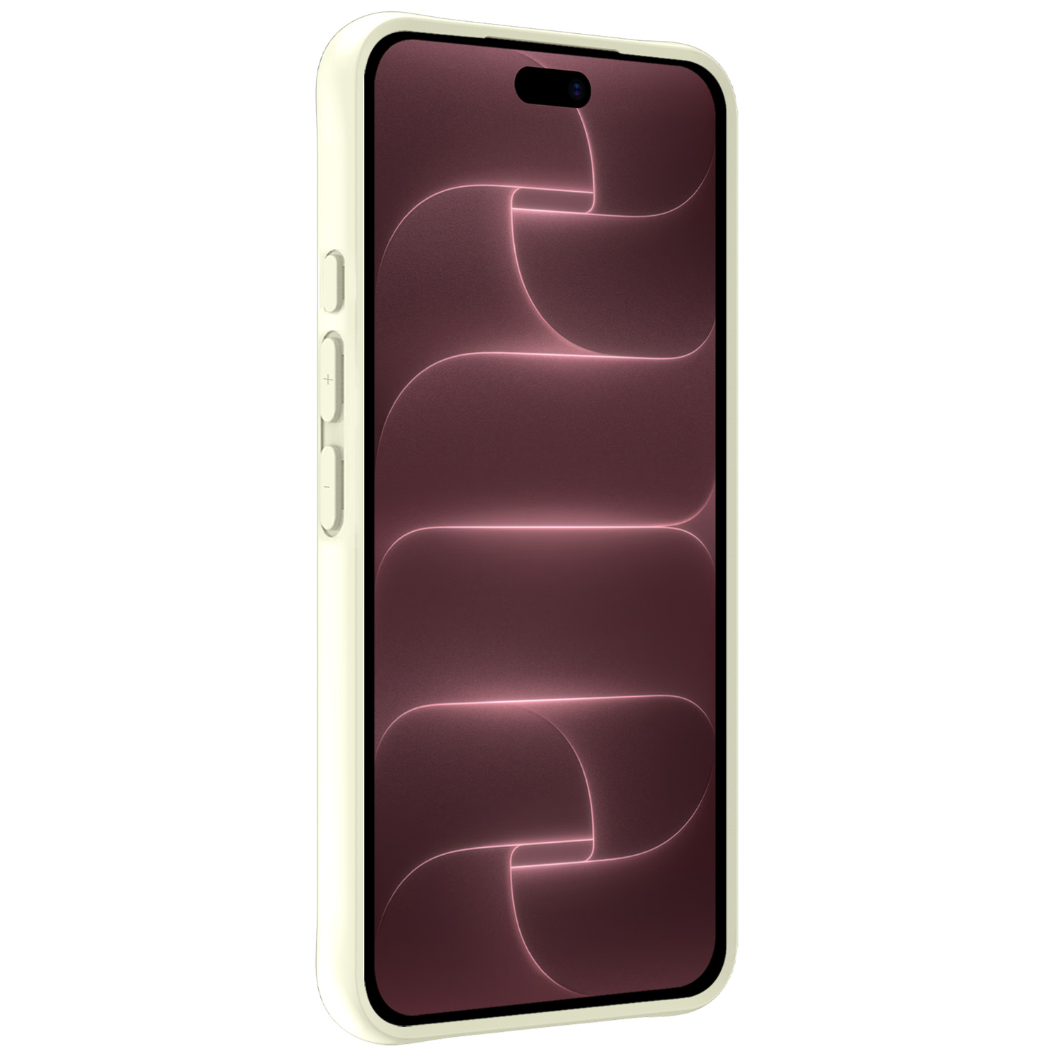 NoXx NoXx iPhone 18 Pro Max Hoesje Siliconen Met 2x Screenprotector Met Dichte Notch - Wit