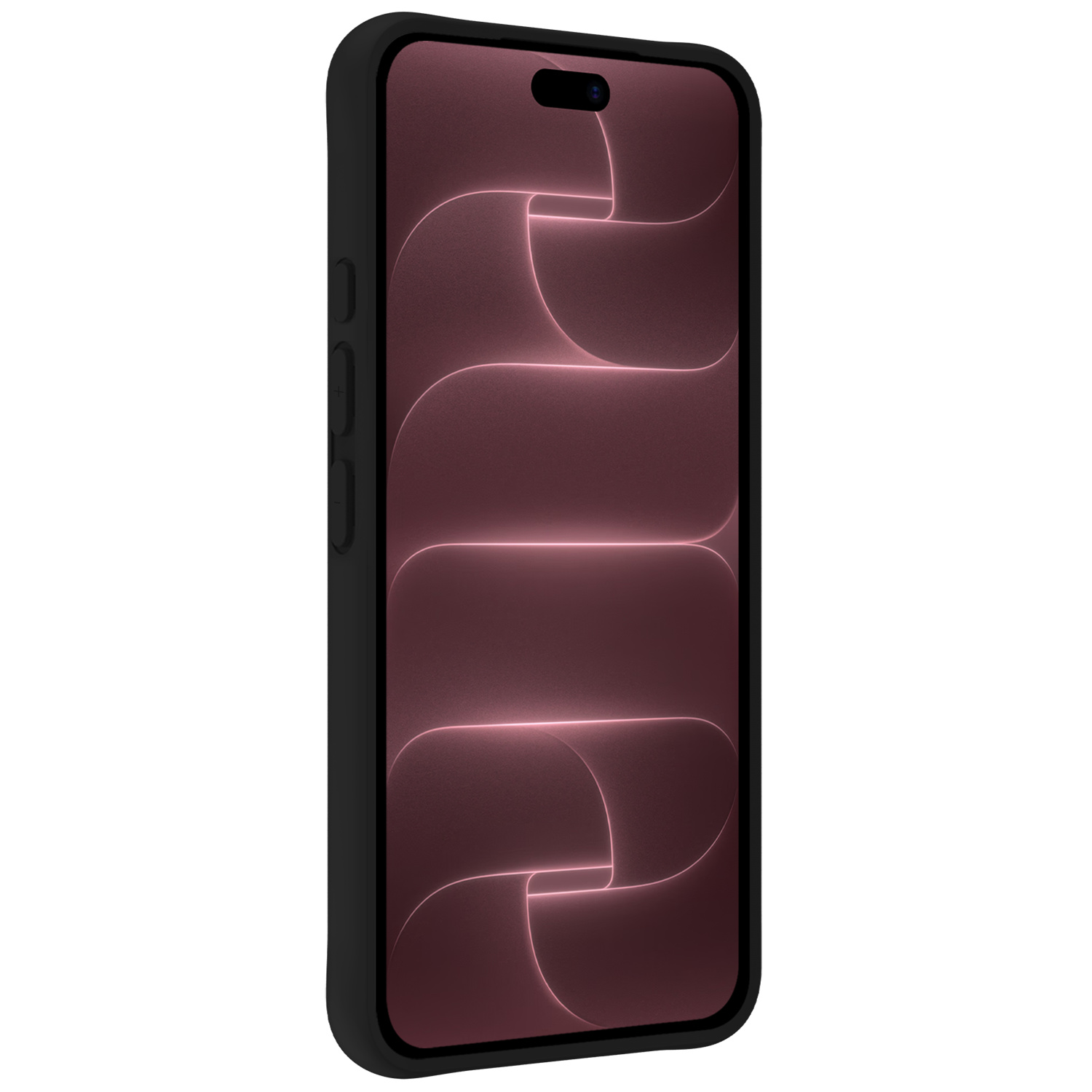NoXx NoXx iPhone 18 Pro Max Hoesje Siliconen Met 2x Screenprotector Met Dichte Notch - Zwart