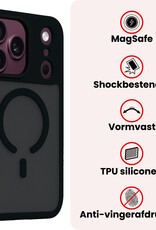 NoXx NoXx iPhone 18 Pro Magsafe Hoesje - Zwart - 2 PACK