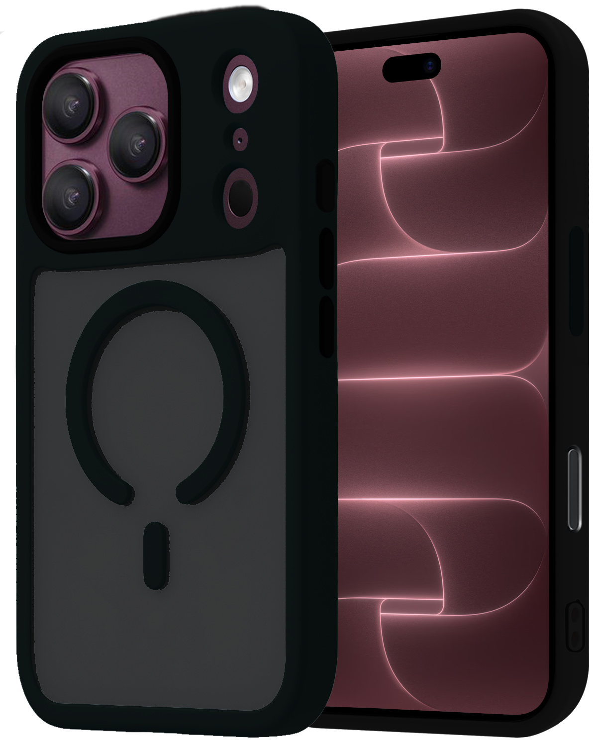 NoXx NoXx iPhone 18 Pro Max Magsafe Hoesje - Zwart