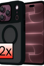NoXx NoXx iPhone 18 Pro Max Magsafe Hoesje - Zwart - 2 PACK