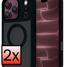 NoXx NoXx iPhone 18 Pro Max Magsafe Hoesje - Zwart - 2 PACK
