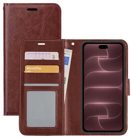 NoXx NoXx iPhone 18 Pro Max Hoesje Bookcase - Bruin