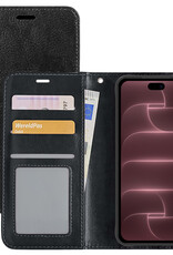 NoXx NoXx iPhone 18 Pro Max Hoesje Bookcase - Zwart