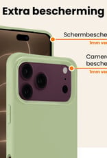 Nomfy Nomfy iPhone 18 Pro Hoesje Siliconen - Groen