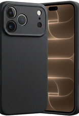 Nomfy Nomfy iPhone 18 Pro Hoesje Siliconen - Zwart