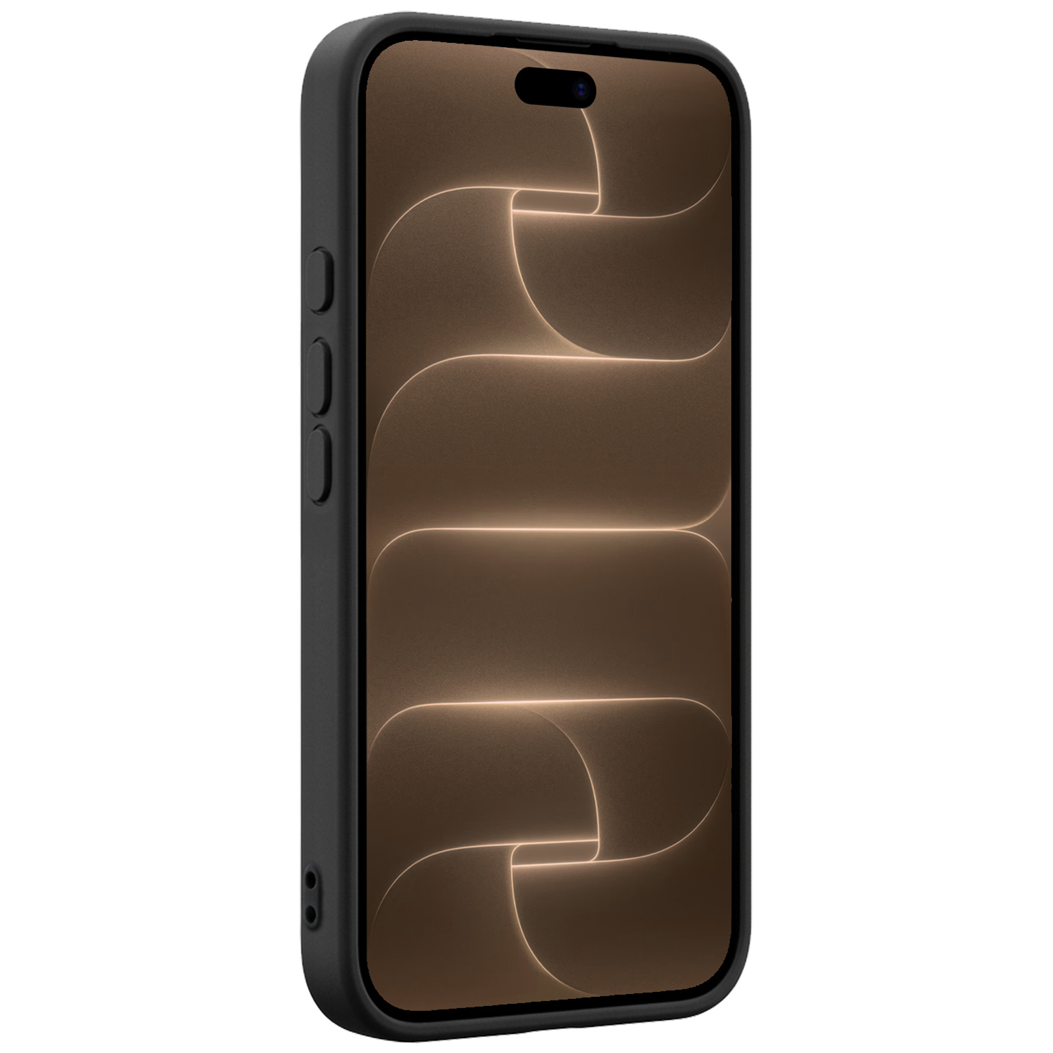 Nomfy Nomfy iPhone 18 Pro Hoesje Siliconen - Zwart