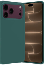 Nomfy Nomfy iPhone 18 Pro Max Hoesje Siliconen - Donkergroen