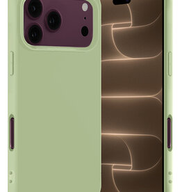 Nomfy Nomfy iPhone 18 Pro Max Hoesje Siliconen - Groen
