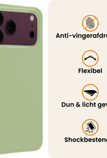 Nomfy Nomfy iPhone 18 Pro Max Hoesje Siliconen - Groen