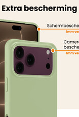 Nomfy Nomfy iPhone 18 Pro Max Hoesje Siliconen - Groen