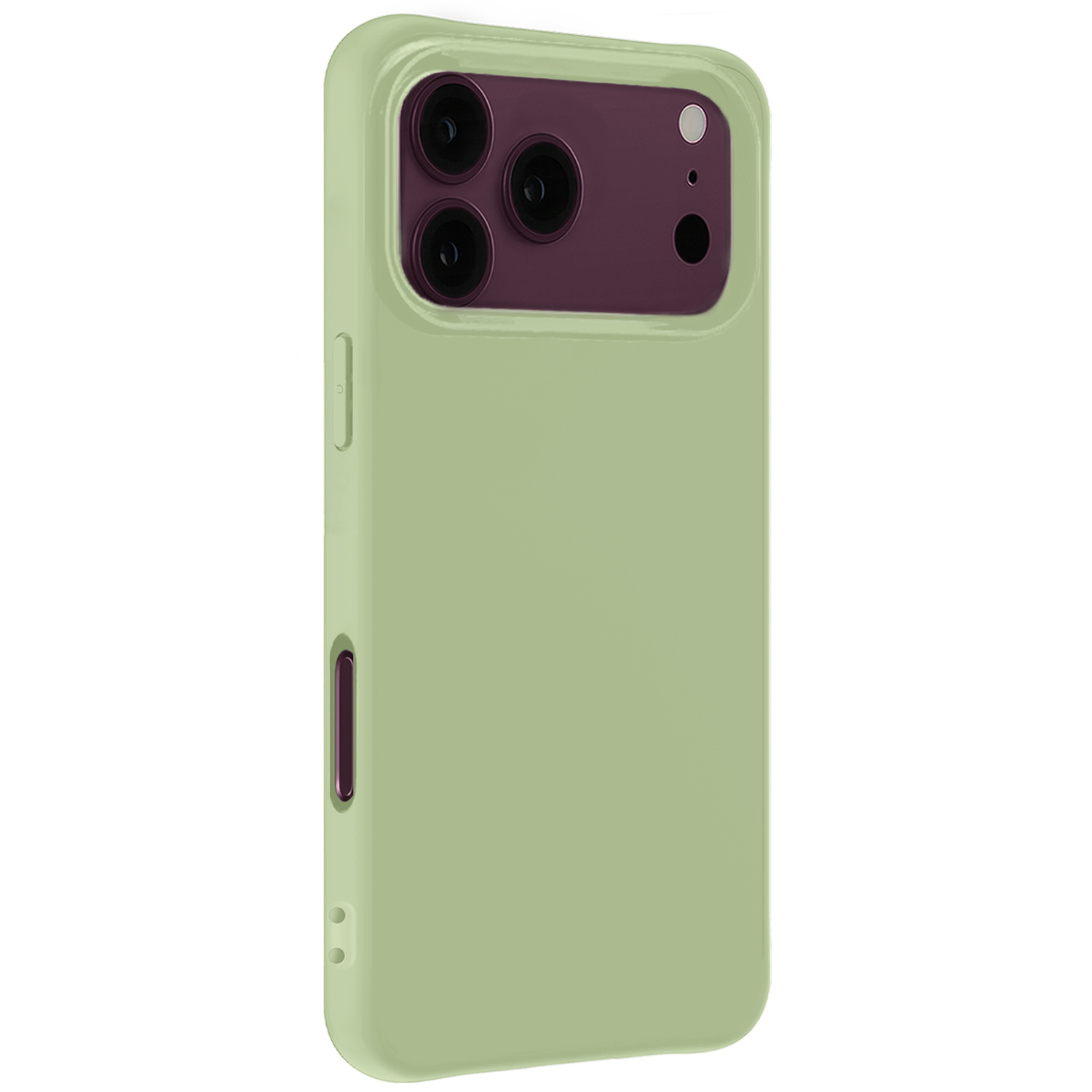 Nomfy Nomfy iPhone 18 Pro Max Hoesje Siliconen - Groen