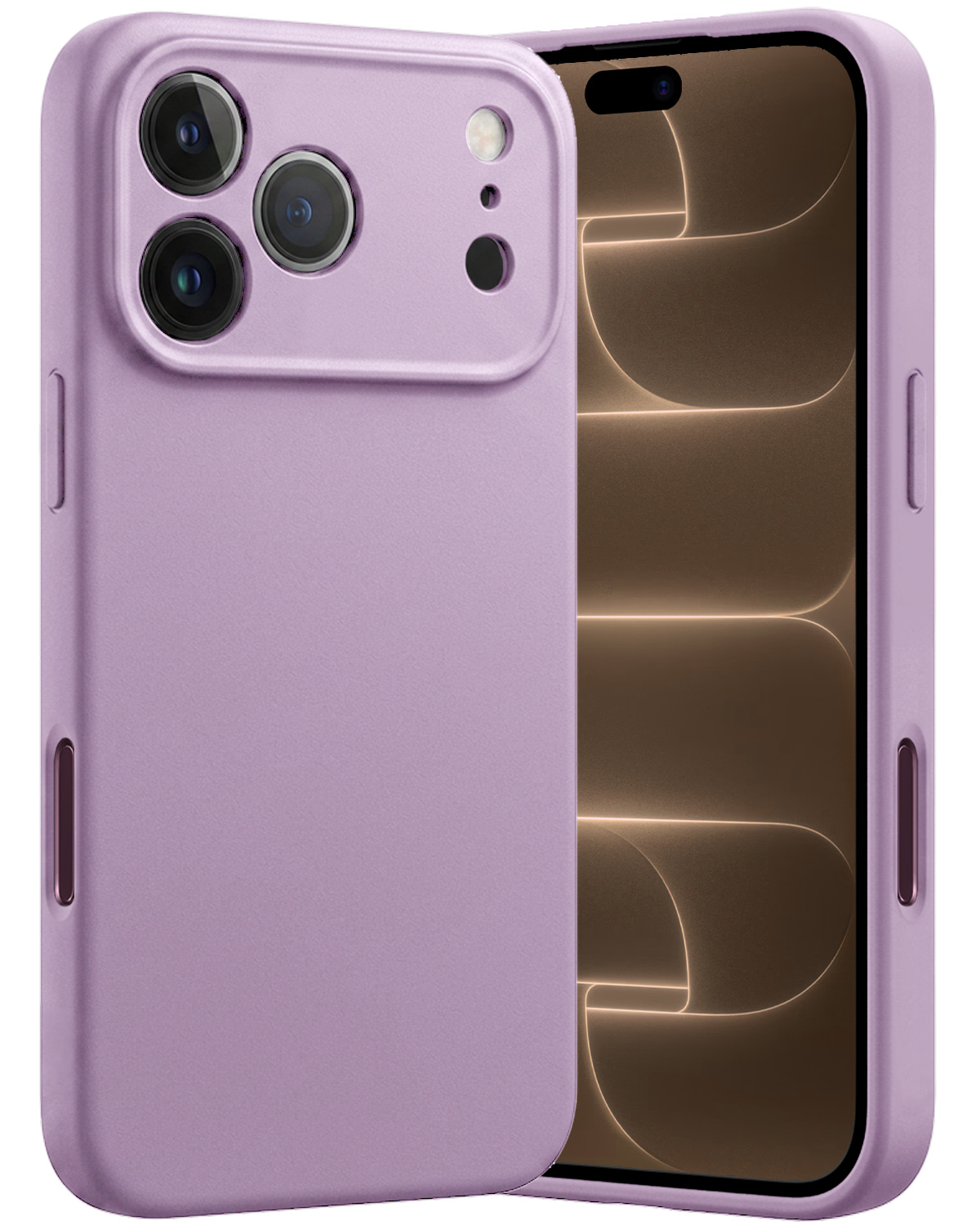 Nomfy Nomfy iPhone 18 Pro Max Hoesje Siliconen - Lila