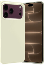 Nomfy Nomfy iPhone 18 Pro Max Hoesje Siliconen - Wit
