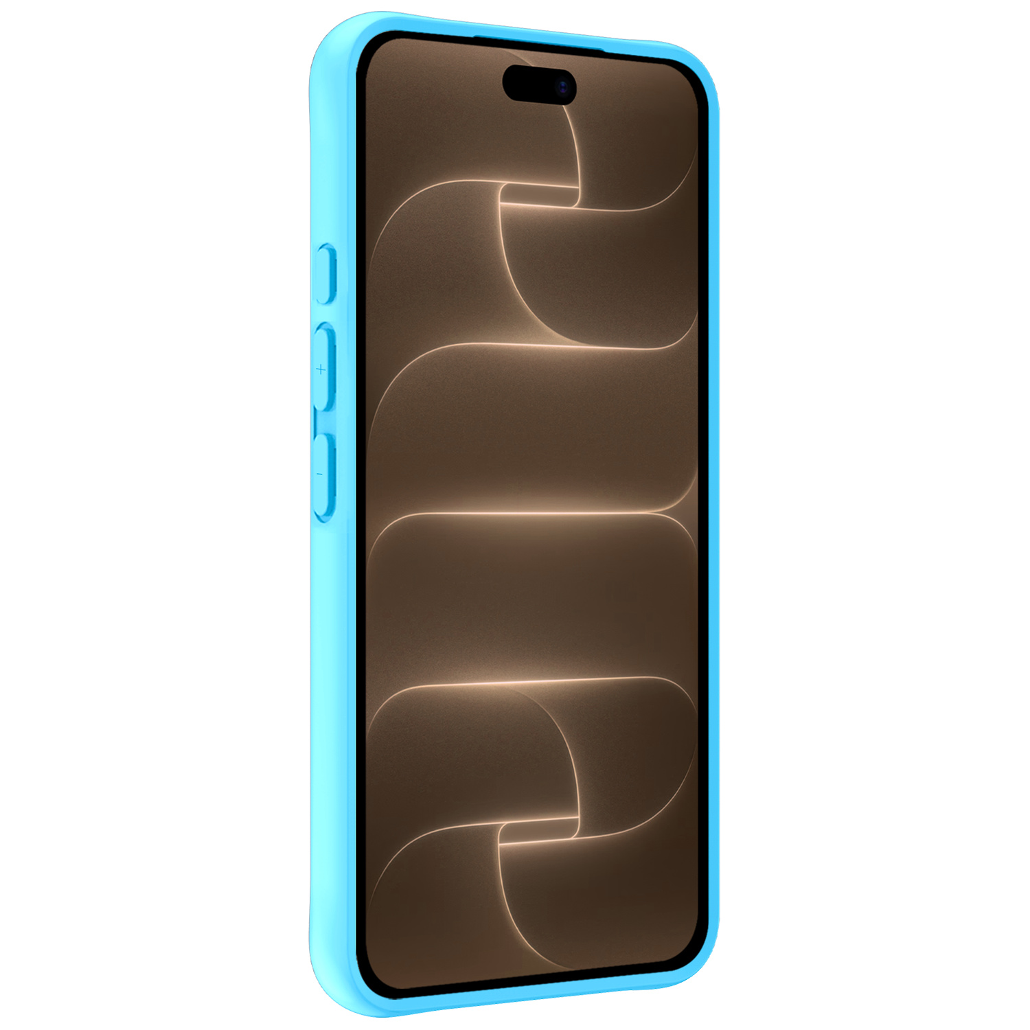 Nomfy Nomfy iPhone 18 Pro Max Hoesje Siliconen - Lichtblauw - 2 PACK