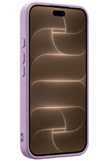 Nomfy Nomfy iPhone 18 Pro Max Hoesje Siliconen - Lila - 2 PACK