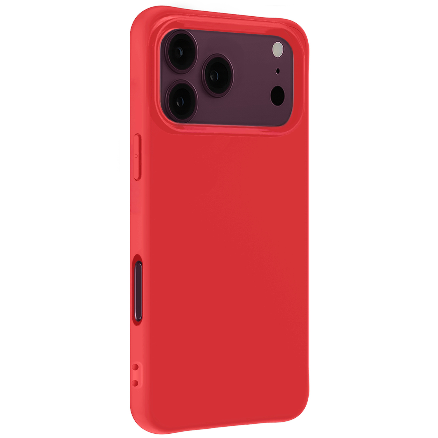 Nomfy Nomfy iPhone 18 Pro Max Hoesje Siliconen - Rood - 2 PACK