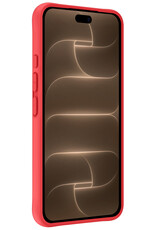Nomfy Nomfy iPhone 18 Pro Max Hoesje Siliconen - Rood - 2 PACK