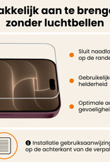 Nomfy Nomfy iPhone 18 Pro Max Hoesje Siliconen Met 2x Screenprotector Met Dichte Notch - Groen