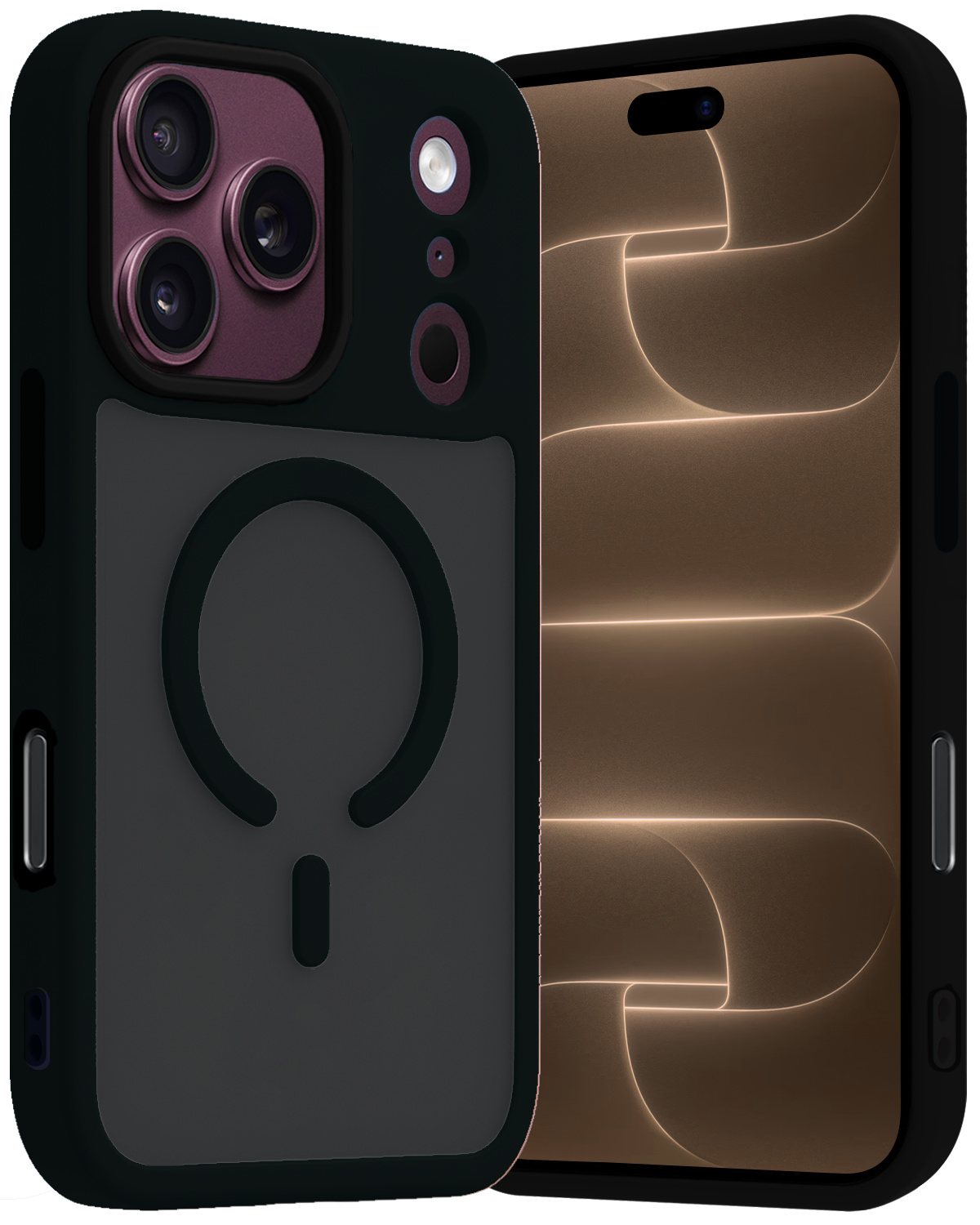 Nomfy Nomfy iPhone 18 Pro Max Magsafe Hoesje - Zwart