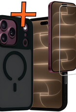 Nomfy Nomfy iPhone 18 Pro Max Magsafe Hoesje Zwart Met Screenprotector