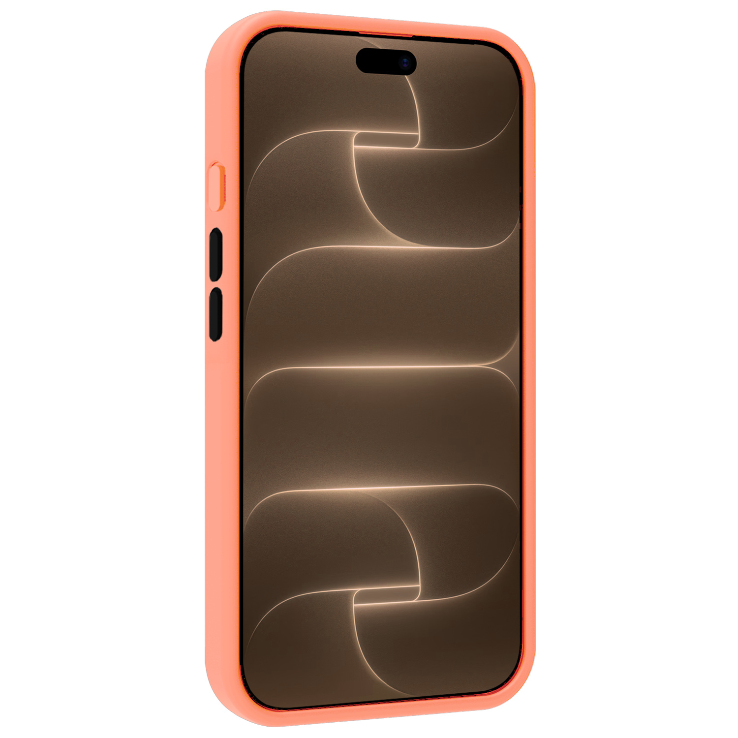 Nomfy Nomfy iPhone 18 Pro Max Magsafe Hoesje Perzik Met 2x Screenprotector