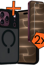 Nomfy Nomfy iPhone 18 Pro Max Magsafe Hoesje Zwart Met 2x Screenprotector