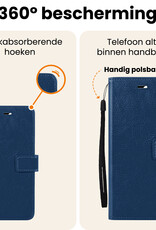 Nomfy Nomfy iPhone 18 Pro Hoesje Bookcase - Donkerblauw