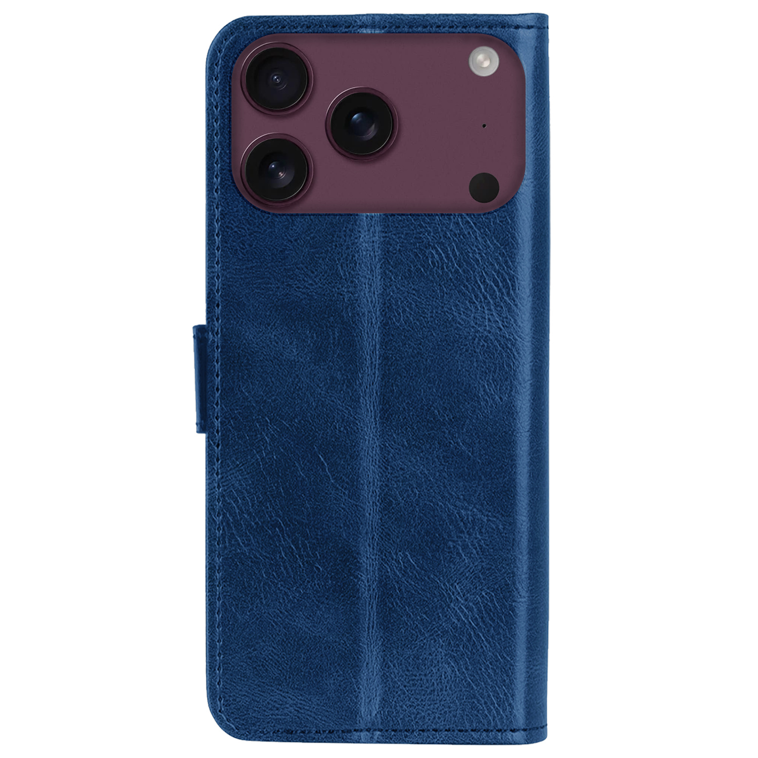 Nomfy Nomfy iPhone 18 Pro Hoesje Bookcase - Donkerblauw