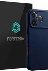 Forterra Forterra iPhone 18 Pro Hoesje Siliconen - Donkerblauw