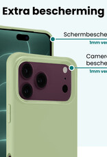 Forterra Forterra iPhone 18 Pro Hoesje Siliconen - Groen
