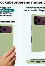 Forterra Forterra iPhone 18 Pro Hoesje Siliconen - Groen