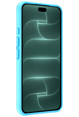 Forterra Forterra iPhone 18 Pro Hoesje Siliconen - Lichtblauw