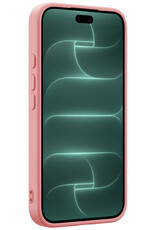 Forterra Forterra iPhone 18 Pro Hoesje Siliconen - Lichtroze