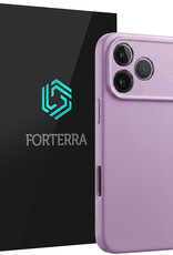 Forterra Forterra iPhone 18 Pro Hoesje Siliconen - Lila