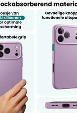 Forterra Forterra iPhone 18 Pro Hoesje Siliconen - Lila