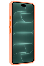 Forterra Forterra iPhone 18 Pro Hoesje Siliconen - Perzik