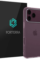 Forterra Forterra iPhone 18 Pro Hoesje Siliconen - Transparant