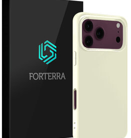 Forterra Forterra iPhone 18 Pro Hoesje Siliconen - Wit