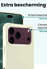 Forterra Forterra iPhone 18 Pro Hoesje Siliconen - Wit